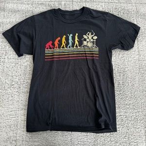 Drummer Evolution Tee Mens Medium